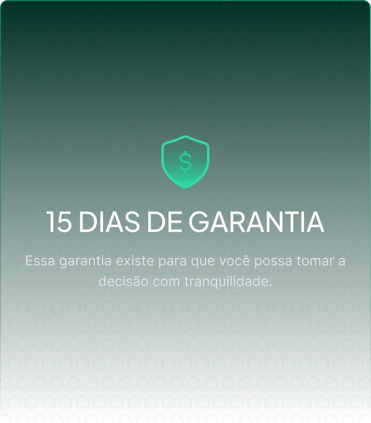 15 dias de garantia